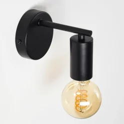 hofstein Applique murale Pamunkey Noir, 1 lumière