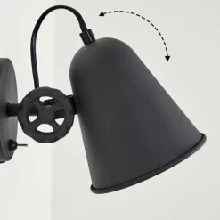 hofstein Applique murale Pany Chrome, Noir, 1 lumière