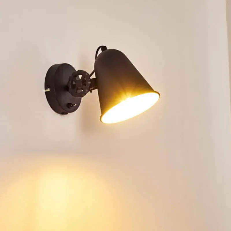 hofstein Applique murale Pany Noir, 1 lumière* Appliques