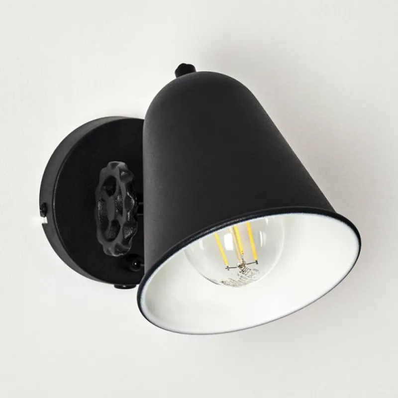 hofstein Applique murale Pany Noir, 1 lumière* Appliques