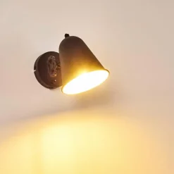 hofstein Applique murale Pany Noir, 1 lumière* Appliques