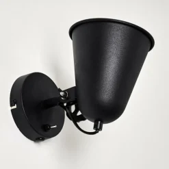 hofstein Applique murale Pany Noir, 1 lumière* Appliques