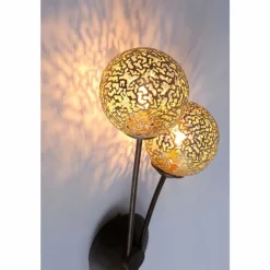 Luminaires Rustiques-Luminaires Paul Neuhaus Applique murale Paul Neuhaus GRETA Rouille, 2 lumières