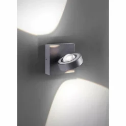 Paul Neuhaus Q-Serie Applique murale Paul Neuhaus Q-MIA LED Anthracite, 2 lumières, Télécommandes