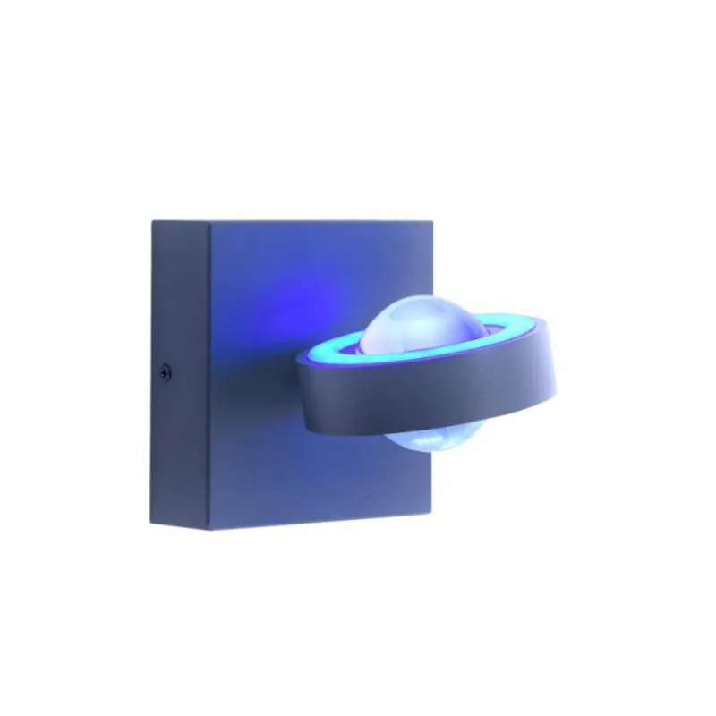 Paul Neuhaus Q-Serie Applique murale Paul Neuhaus Q-MIA LED Anthracite, 2 lumières, Télécommandes