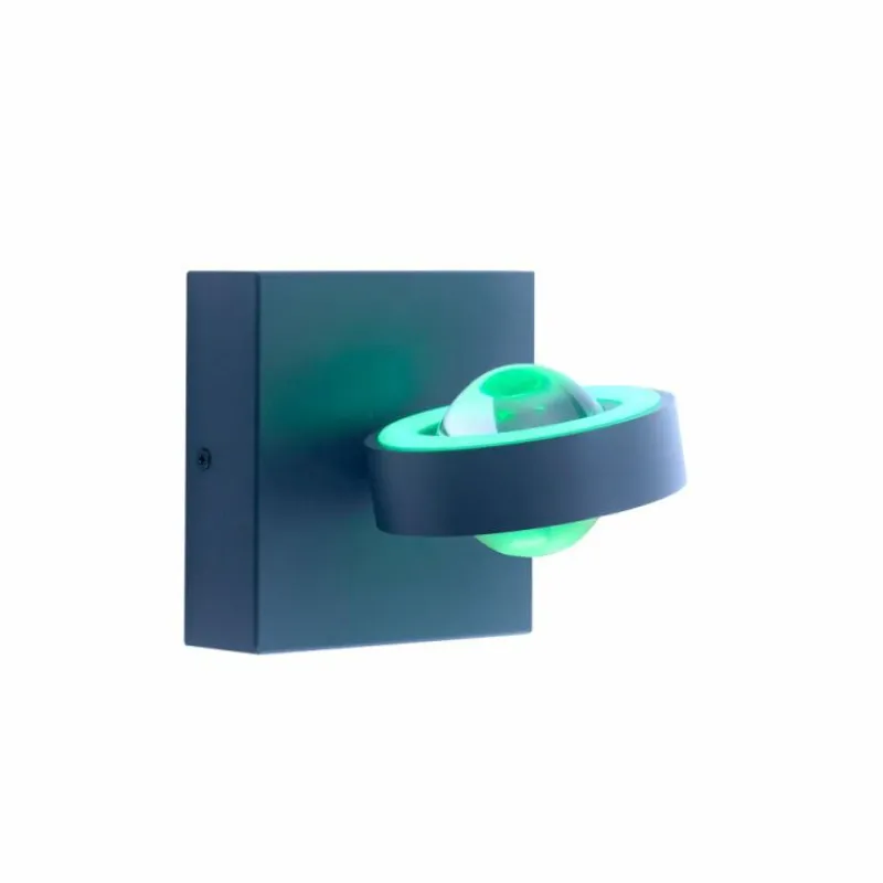 Paul Neuhaus Q-Serie Applique murale Paul Neuhaus Q-MIA LED Anthracite, 2 lumières, Télécommandes