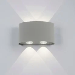 Luminaires Paul Neuhaus Applique murale Paul Neuhaus CARLO LED Argenté, 4 lumières