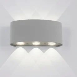 Luminaires Paul Neuhaus Applique murale Paul Neuhaus CARLO LED Argenté, 6 lumières