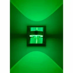 Paul Neuhaus Q-Serie Applique murale Paul Neuhaus Q-MIA LED Argenté, 2 lumières, Télécommandes, Changeur de couleurs