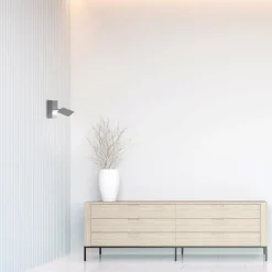 Luminaires Paul Neuhaus Applique murale Paul Neuhaus PURE-MIRA LED Aluminium, 1 lumière, Télécommandes* Éclairage Led