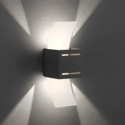 Luminaires Paul Neuhaus Applique murale Paul Neuhaus ORMA Anthracite, 1 lumière* Appliques