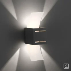 Luminaires Paul Neuhaus Applique murale Paul Neuhaus ORMA Anthracite, 1 lumière* Appliques