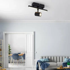 Luminaires Paul Neuhaus Applique murale Paul Neuhaus BARIK LED Noir, 1 lumière* Éclairage Led