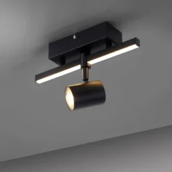 Luminaires Paul Neuhaus Applique murale Paul Neuhaus BARIK LED Noir, 1 lumière* Éclairage Led