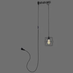 Luminaires Paul Neuhaus Applique murale Paul Neuhaus PILUA Noir, 1 lumière* Appliques