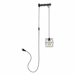 Luminaires Paul Neuhaus Applique murale Paul Neuhaus PILUA Noir, 1 lumière* Appliques