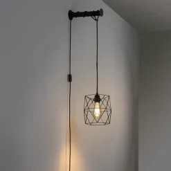 Luminaires Paul Neuhaus Applique murale Paul Neuhaus PILUA Noir, 1 lumière* Appliques