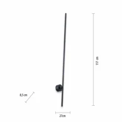 Luminaires Paul Neuhaus Applique murale Paul Neuhaus PURE-GRAFO LED Noir, 1 lumière* Éclairage Led