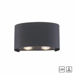 Luminaires Paul Neuhaus Applique murale Paul Neuhaus CARLO LED Anthracite, 4 lumières