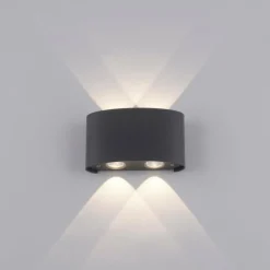 Luminaires Paul Neuhaus Applique murale Paul Neuhaus CARLO LED Anthracite, 4 lumières