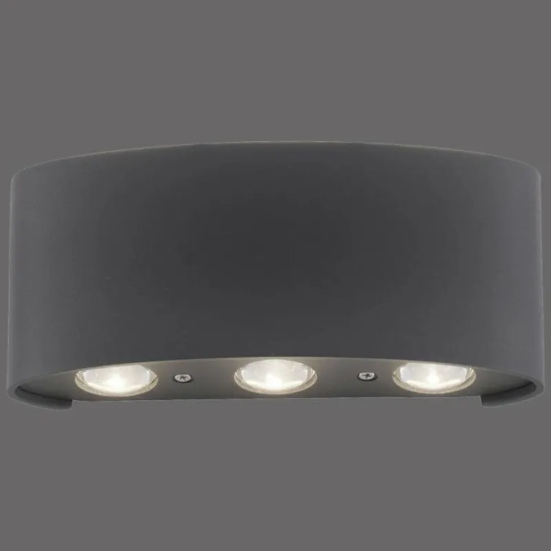 Luminaires Paul Neuhaus Applique murale Paul Neuhaus CARLO LED Anthracite, 6 lumières