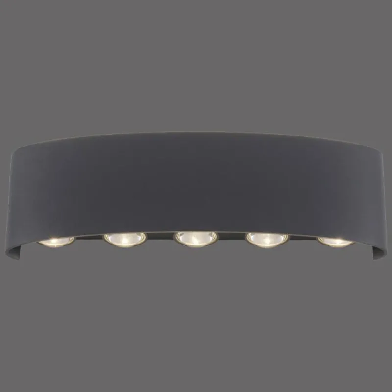 Luminaires Paul Neuhaus Applique murale Paul Neuhaus CARLO LED Anthracite, 10 lumières