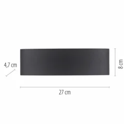 Luminaires Paul Neuhaus Applique murale Paul Neuhaus CARLO LED Anthracite, 10 lumières