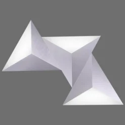 Paul Neuhaus Q-Serie Applique murale Paul Neuhaus Q-TETRA LED Aluminium, 3 lumières, Télécommandes, Changeur de couleurs