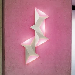 Paul Neuhaus Q-Serie Applique murale Paul Neuhaus Q-TETRA LED Aluminium, 5 lumières, Télécommandes, Changeur de couleurs