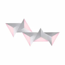 Paul Neuhaus Q-Serie Applique murale Paul Neuhaus Q-TETRA LED Aluminium, 5 lumières, Télécommandes, Changeur de couleurs