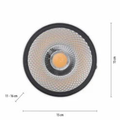 Luminaires Paul Neuhaus Applique murale Paul Neuhaus PURE-NOLA LED Noir, 1 lumière* Éclairage Led