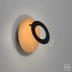 Lampes En Bois-Luminaires Paul Neuhaus Applique murale Paul Neuhaus NEVIS LED Écru, 1 lumière