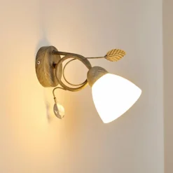 hofstein Applique murale Peccia Gris, 1 lumière