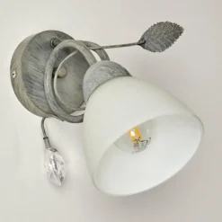 hofstein Applique murale Peccia Gris, 1 lumière