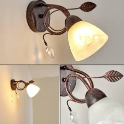 hofstein Applique murale Peccia Rouille, 1 lumière