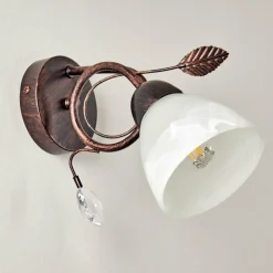 hofstein Applique murale Peccia Rouille, 1 lumière