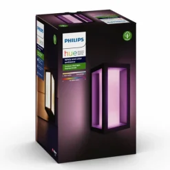 Luminaires Philips Applique murale Philips Hue Ambiance White & Color Impress LED Noir, 1 lumière, Changeur de couleurs