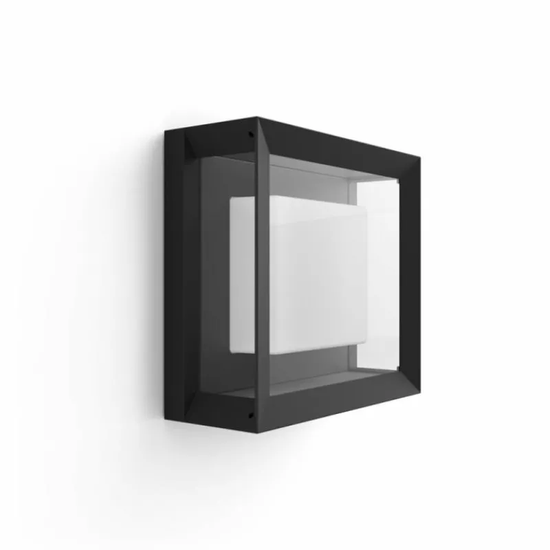 Luminaires Philips Applique murale Philips Hue Ambiance White & Color Econic LED Noir, 1 lumière, Changeur de couleurs