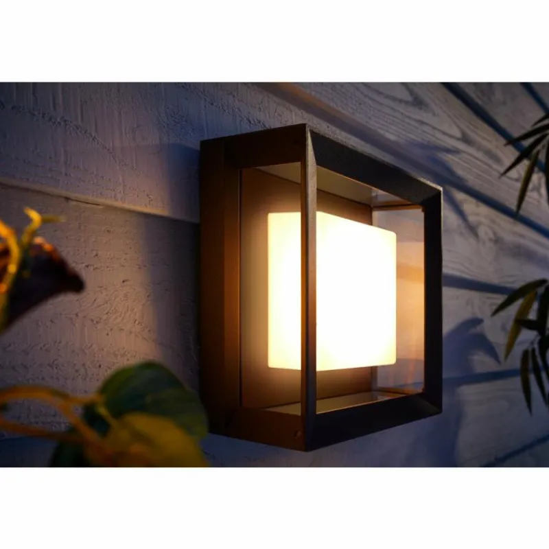 Luminaires Philips Applique murale Philips Hue Ambiance White & Color Econic LED Noir, 1 lumière, Changeur de couleurs