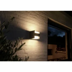 Luminaires Philips Applique murale Philips Hue White Fuzo LED Noir, 1 lumière