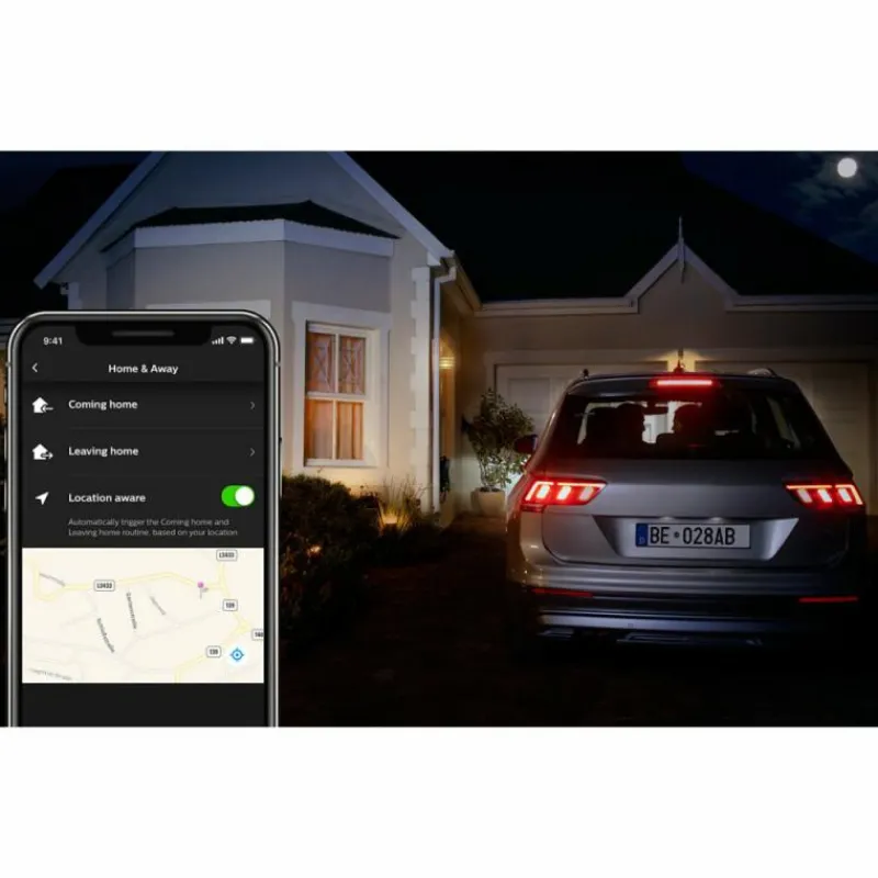 Luminaires Philips Applique murale Philips Hue White Turaco Anthracite, 1 lumière