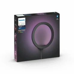 Luminaires Philips Applique murale Philips Hue Ambiance White & Color Sana LED Noir, 1 lumière, Changeur de couleurs