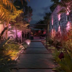 Luminaires Philips Applique murale Philips Hue White and Color Ambiance Appear LED Argenté, 2 lumières