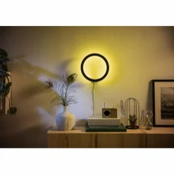 Luminaires Philips Applique murale Philips Hue Sana LED Noir, 1 lumière, Changeur de couleurs