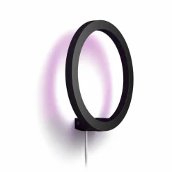 Luminaires Philips Applique murale Philips Hue Sana LED Noir, 1 lumière, Changeur de couleurs