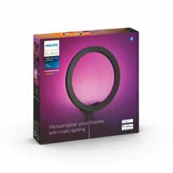 Luminaires Philips Applique murale Philips Hue Sana LED Noir, 1 lumière, Changeur de couleurs