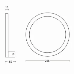 Luminaires Philips Applique murale Philips Hue Sana LED Blanc, 1 lumière, Changeur de couleurs