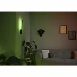Luminaires Philips Applique murale Philips Hue White & Color Ambiance Liane LED Noir, 1 lumière, Changeur de couleurs