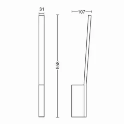 Luminaires Philips Applique murale Philips Hue White & Color Ambiance Liane LED Noir, 1 lumière, Changeur de couleurs