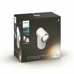 Luminaires Philips Applique murale Philips Hue White Amb. Adore LED Blanc, 1 lumière, Télécommandes